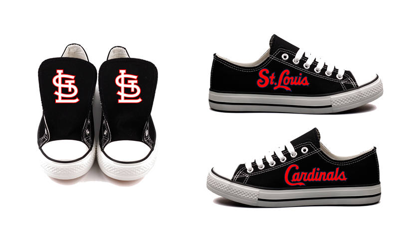 Women's St.Louis Cardinals Repeat Print Low Top Sneakers 002